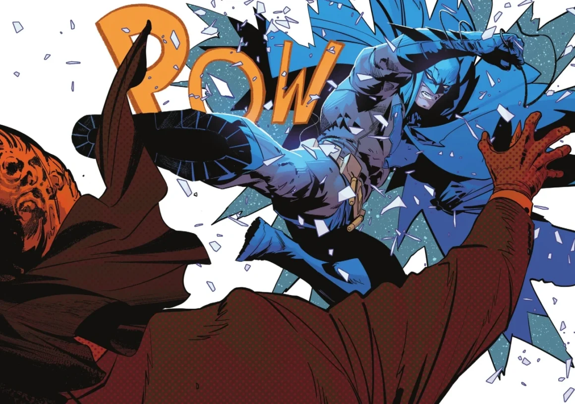 Batman fighting Anker in Batman #12