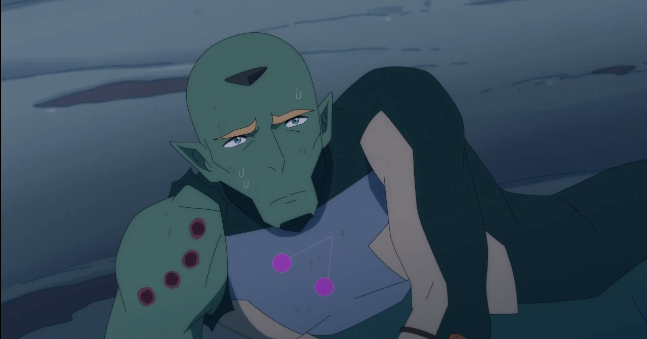 Brainiac’s original form as a Coluan in “Vae Victis”
