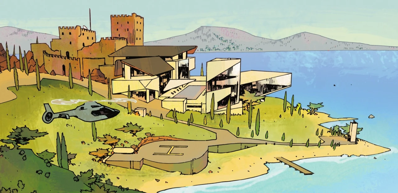 Selina's new house in Absolute Catwoman #1
