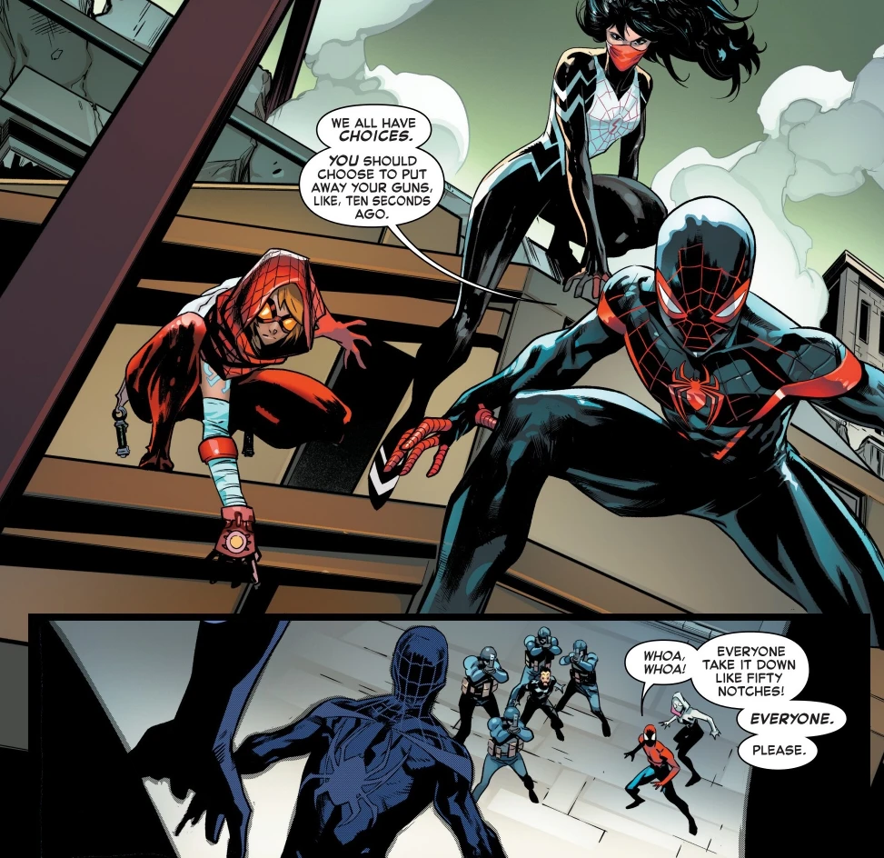 Spidey family comes to help in Amazing Spider-Man #35