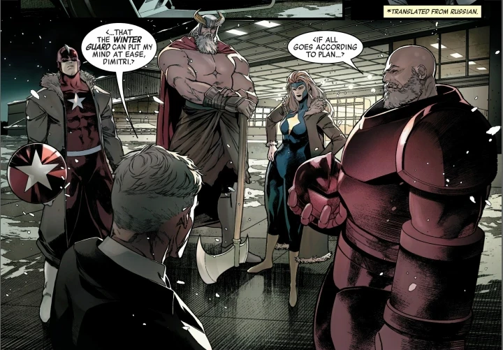  the Winter Guard from Avengers: Armageddon #2