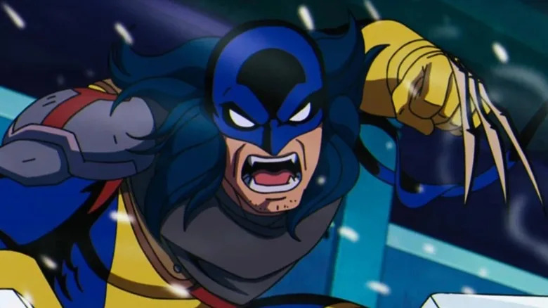 Wolverine with his bone claws 