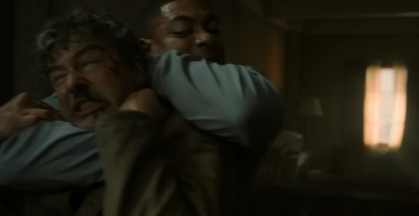 Hal and John during their fight 
