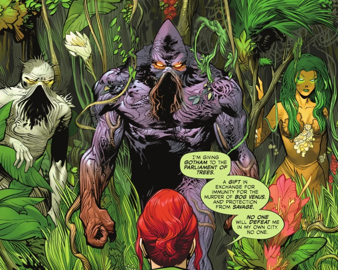 Ivy & Parliament of Trees in Batman Bad Seeds #1