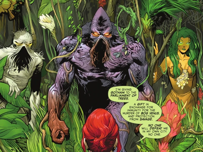 Ivy & Parliament of Trees in Batman Bad Seeds #1