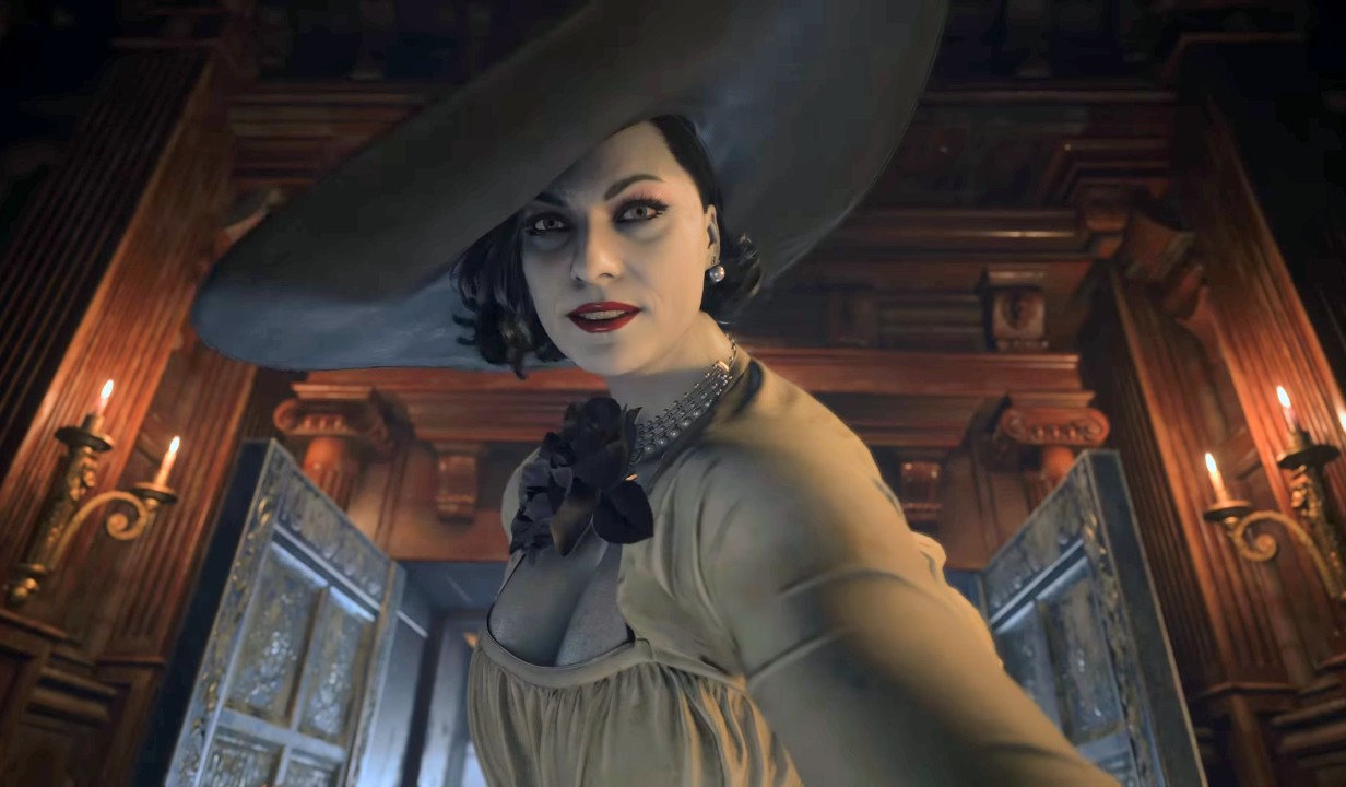Lady Dimitrescu from Resident Evil Village Maiden Demo