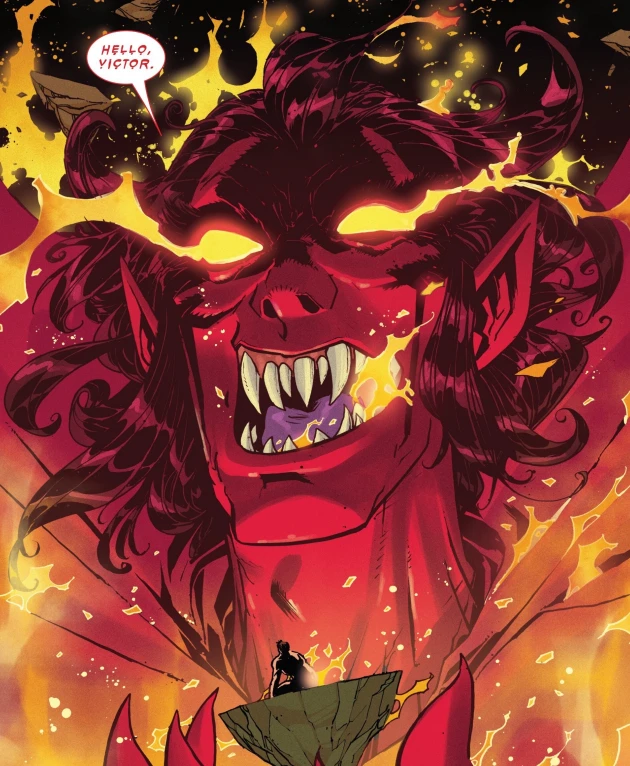 Mephisto from Challenges of Doom: Mr. Fantastic.
