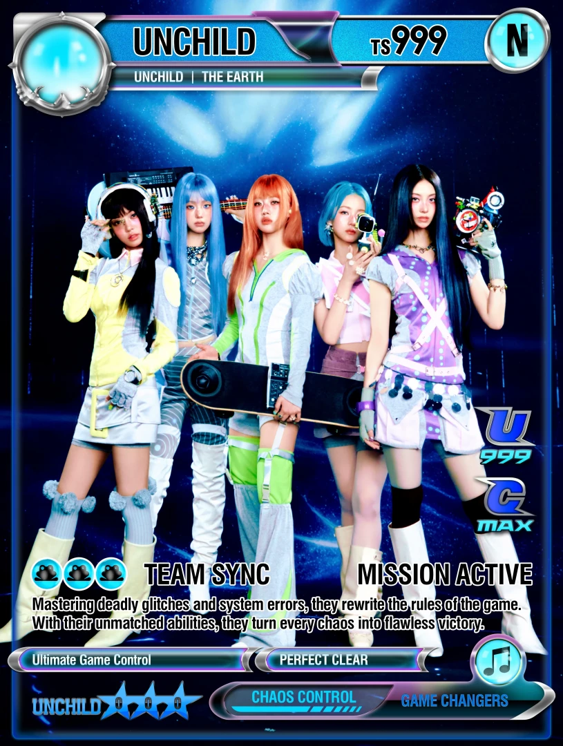One of the concept photos for UNCHILD's "TiNG TiNG"