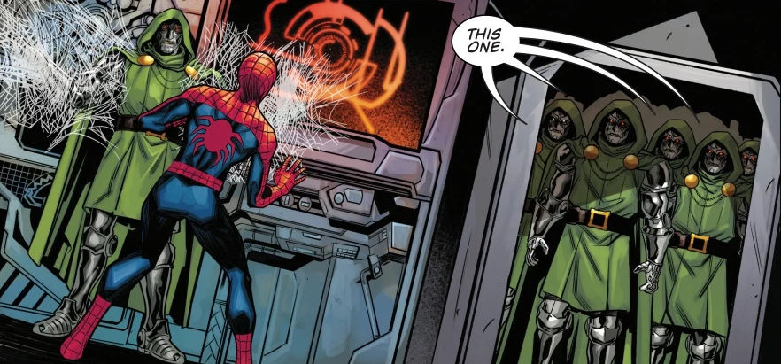 Doom's robot army in Challenges of Doom: Spiderman