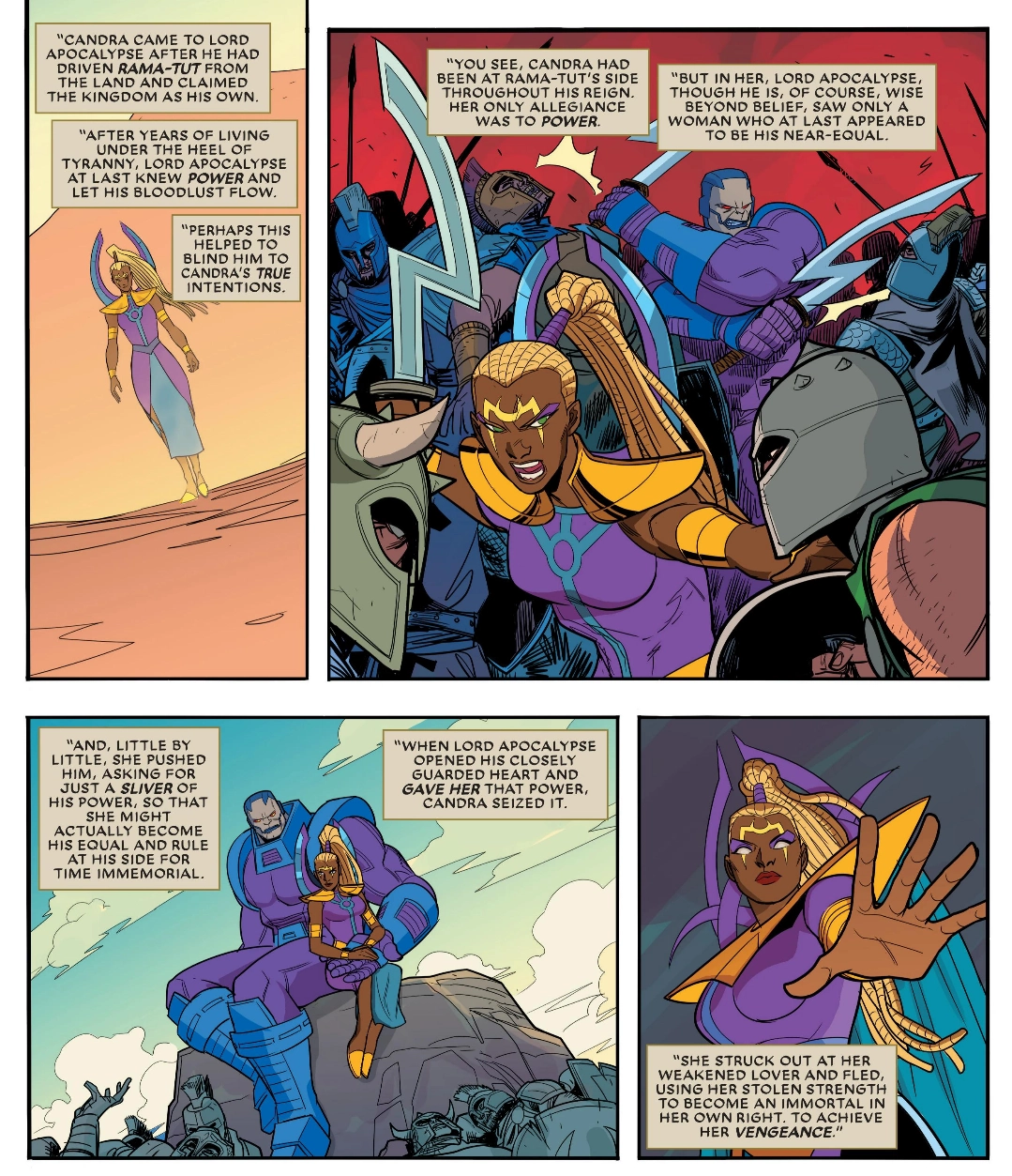 Apocalypse with Candra in X-Men '97 Season 2 #4