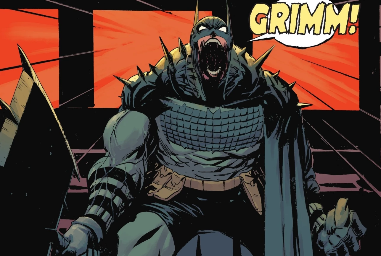 Batman is looking for Grimm in Absolute Batman #25