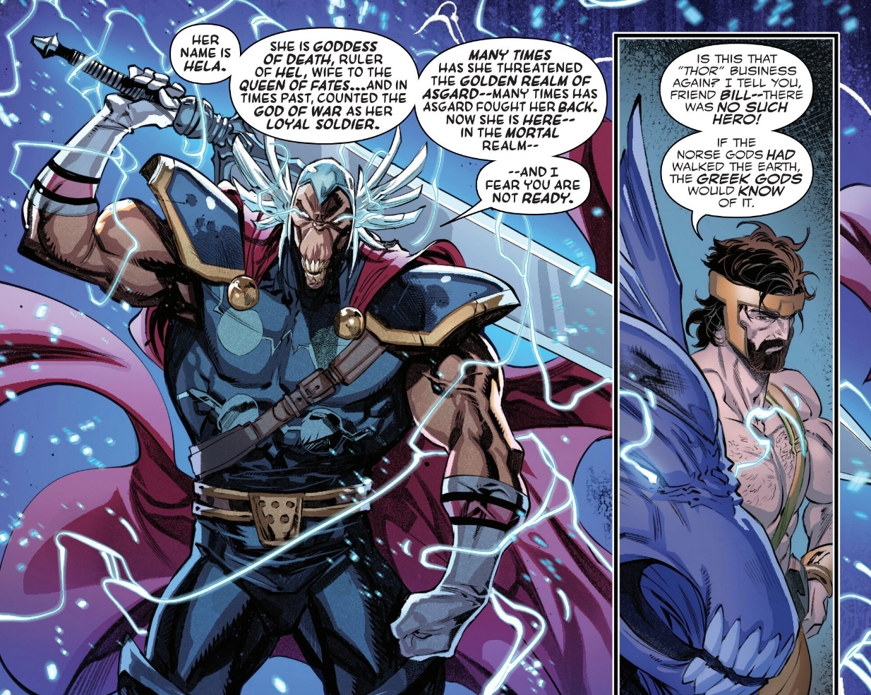 Beta Ray Bill explains who Hela is in Queen in Black #1
