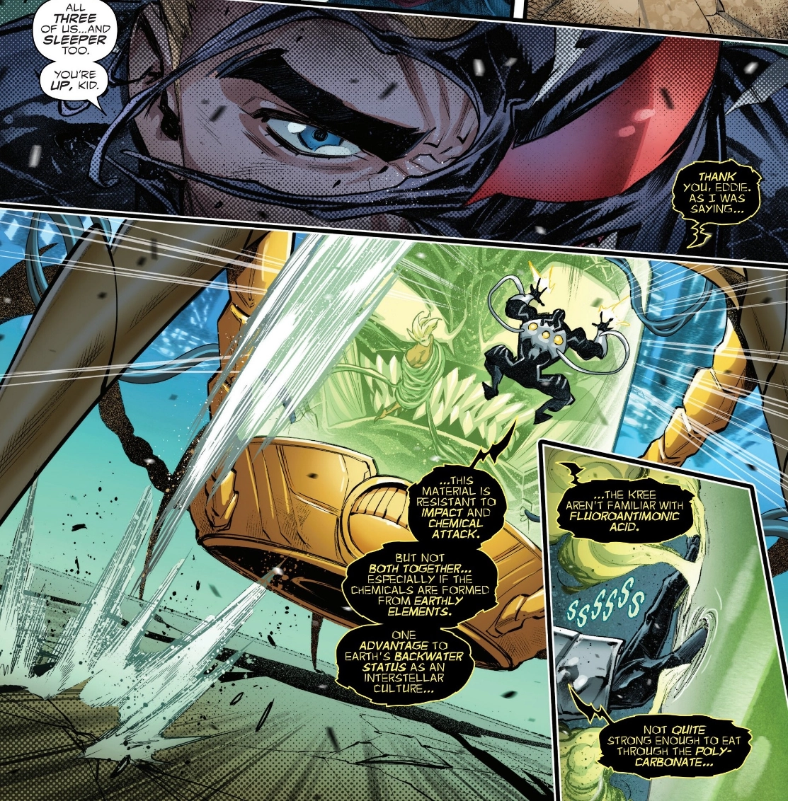 Eddie Brock is here to free his son Dylan