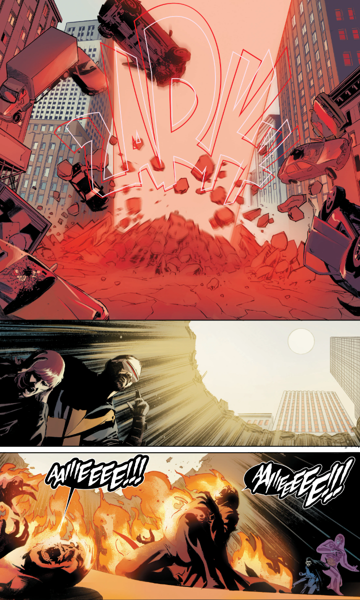 Gambit and Empath are caught under the blinding sunlight