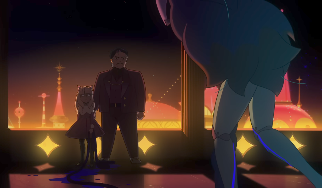 Gwen with the Parks in Knights of Guinevere 