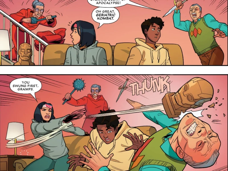 Jubilee and Roberto are attacked by Clan Akkaba cultists in X-Men '97 Season 2 #4