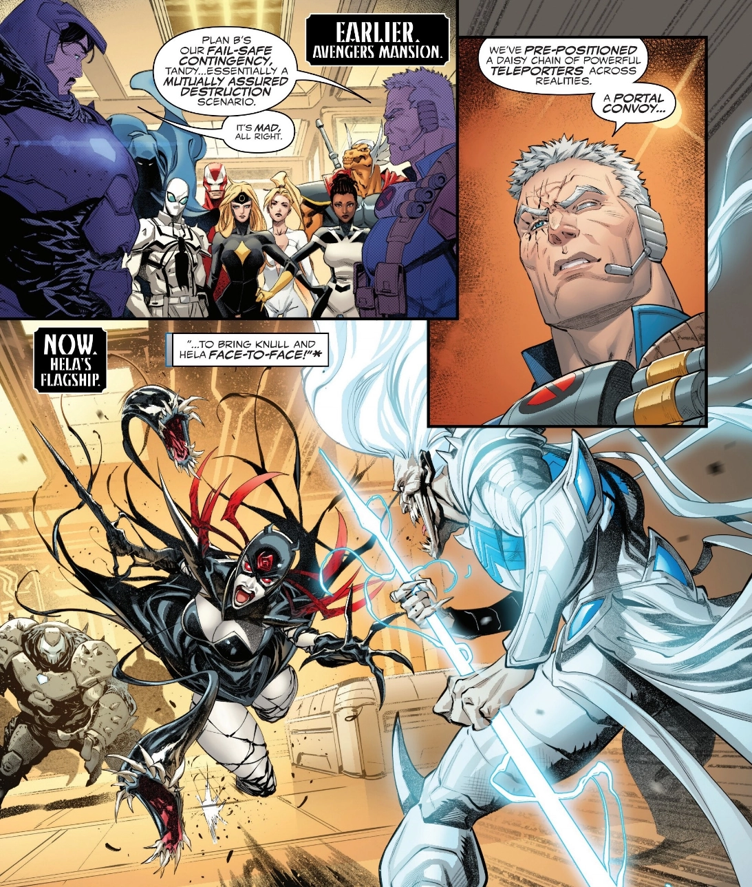 Knull and Hela come face-to-face in Queen in Black #4