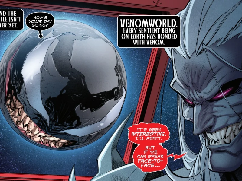 Knull and Venomworld in Queen in Black #5