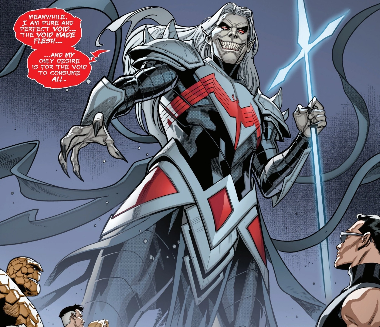 Knull inside of the Venomworld mindscape