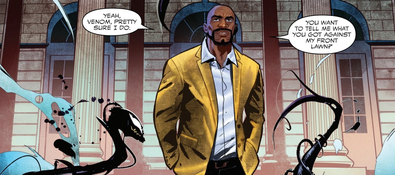 Mayor Luke Cage in Venom #1