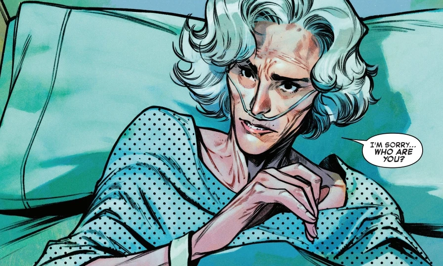 May doesn't recognize Peter in Amazing Spider-Man #1000