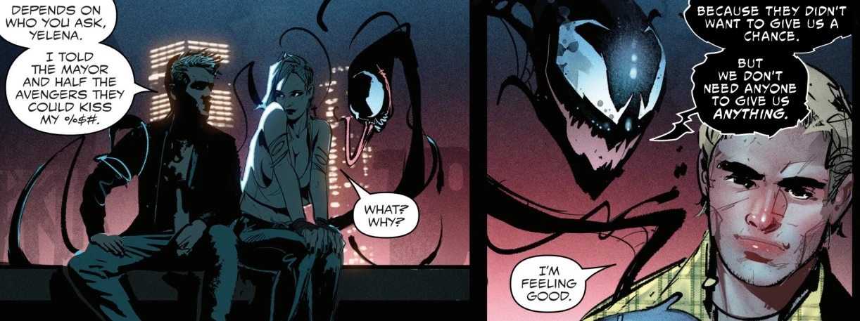 Venom & Eddie don't need permission in Venom #1