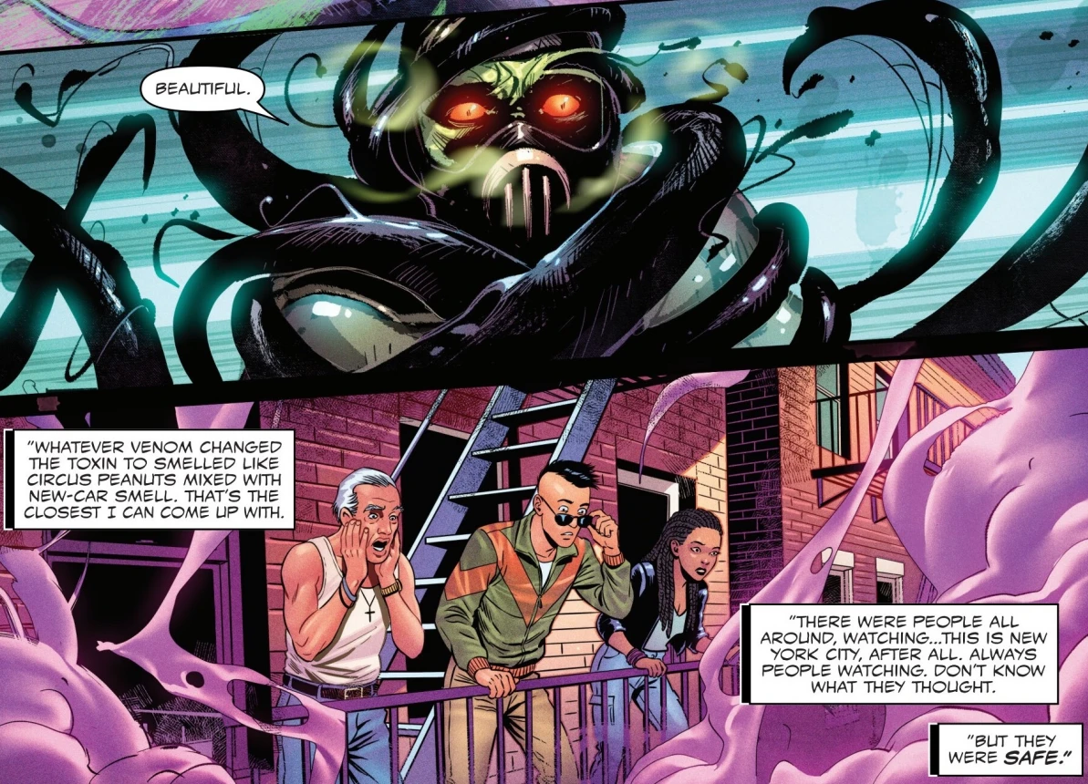 Venom made Hazmat's toxins safe in Venom #1