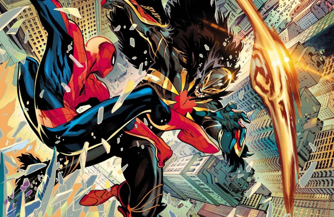 Ravage fighting Spider-Man