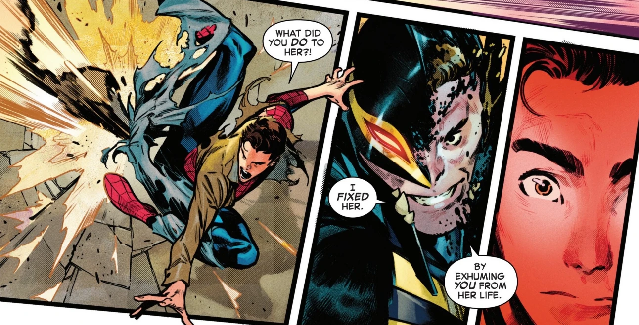 Ravage saying he fixed May in Amazing Spider-Man #1000
