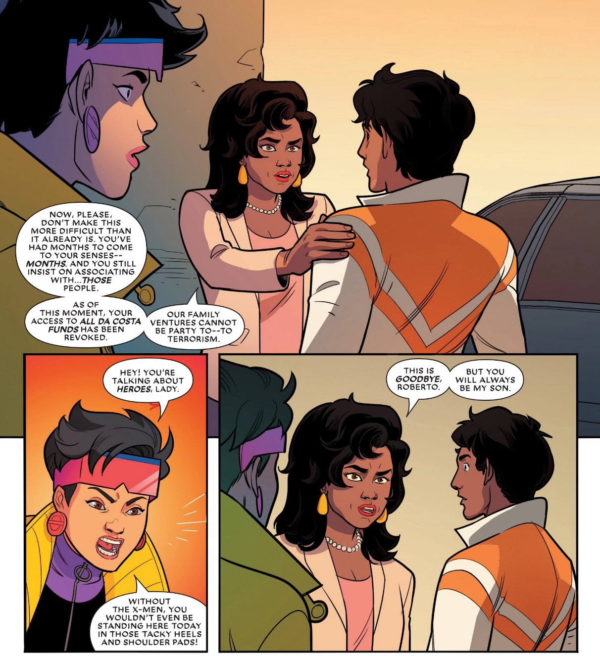 Nina Da Costa cuts off her own son Roberto in X-Men 97 Season 2 #1