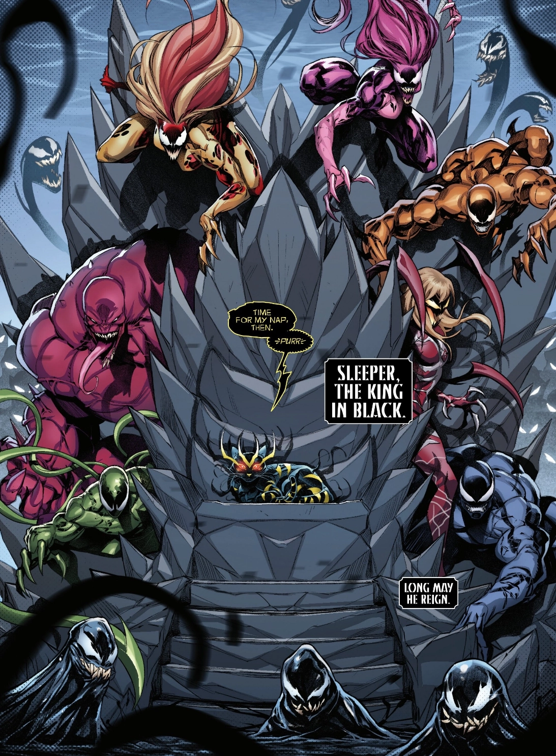Sleeper the cat-like symbiote is the new King in Black