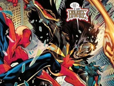 Spider-Man fighting Ravage in Amazing Spider-Man #1000