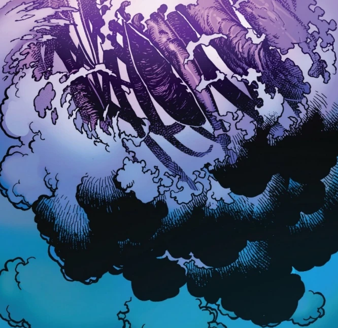 Tentacles appear after the blast