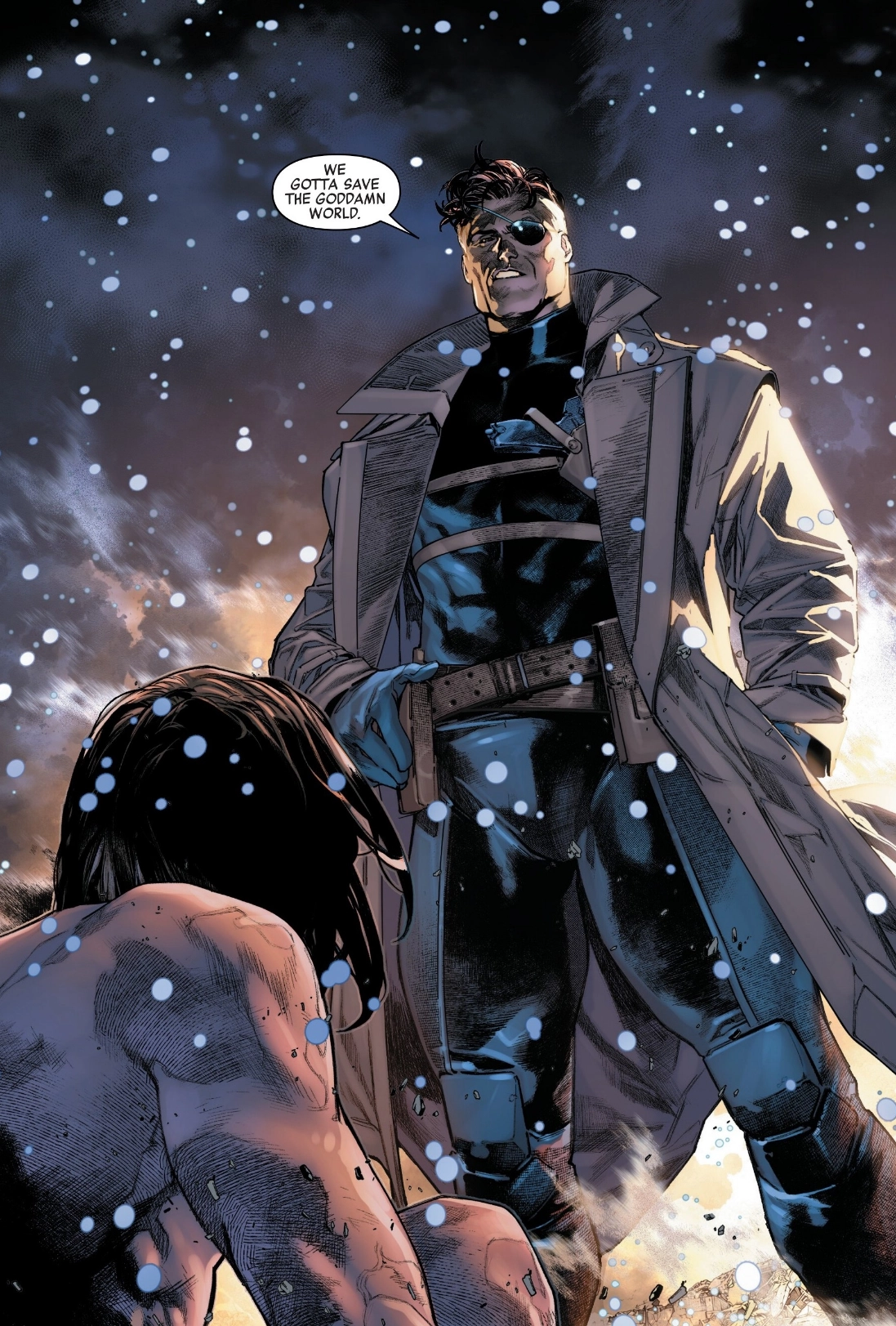 The original Nick Fury in Avengers: Armageddon #5
