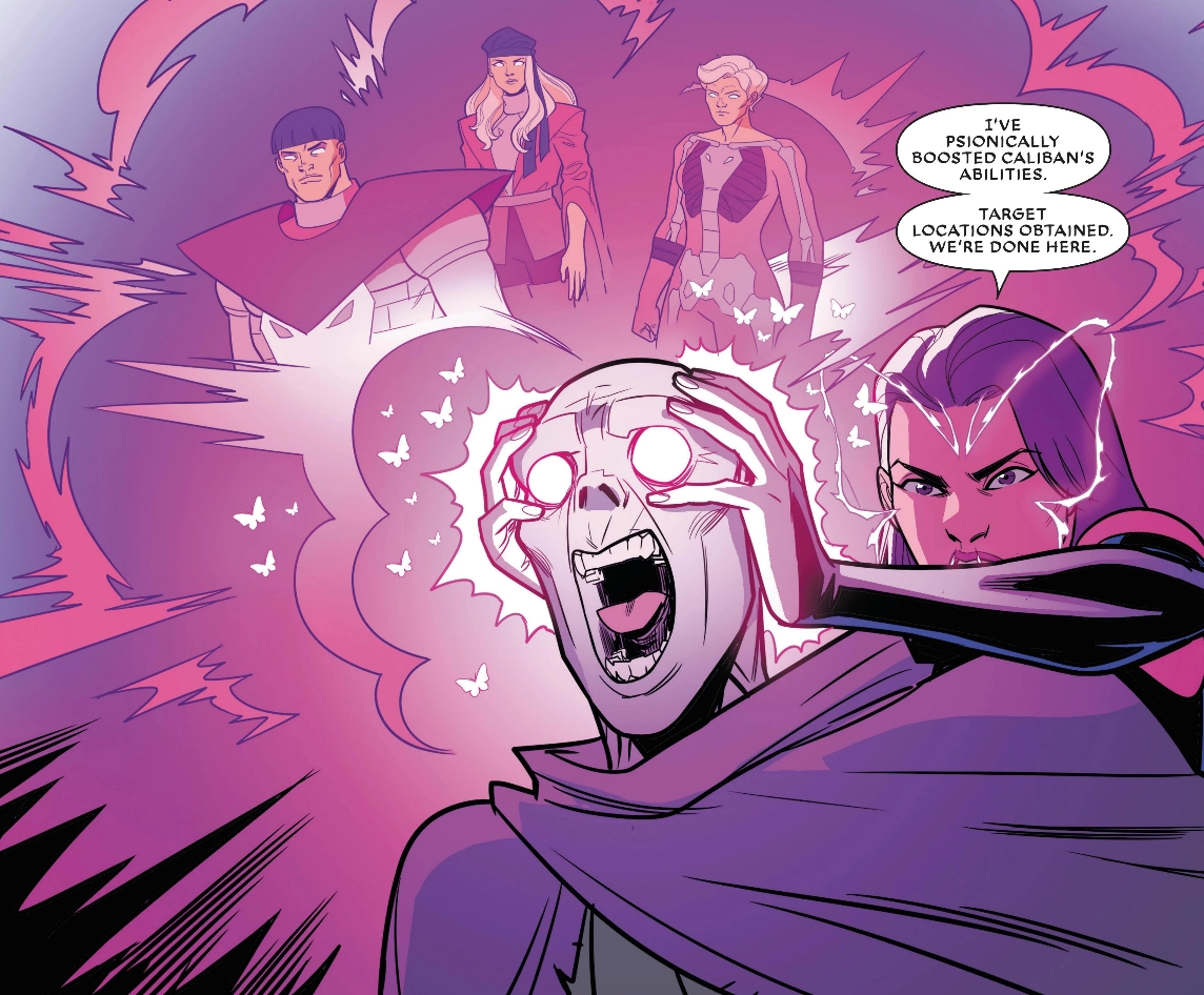 The three targets Caliban and Psylocke find