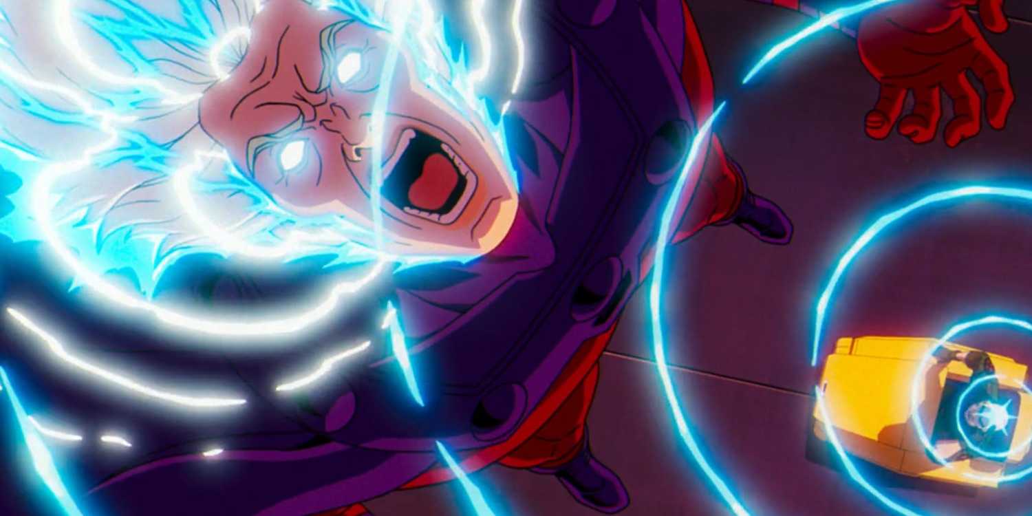 Professor Xavier uses his powers on Magneto in X-Men '97